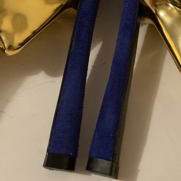 GANOR DOMINIC APOLLO 3D-DETAIL SUEDE PUMPS IN BLUE - Picture 10 of 16